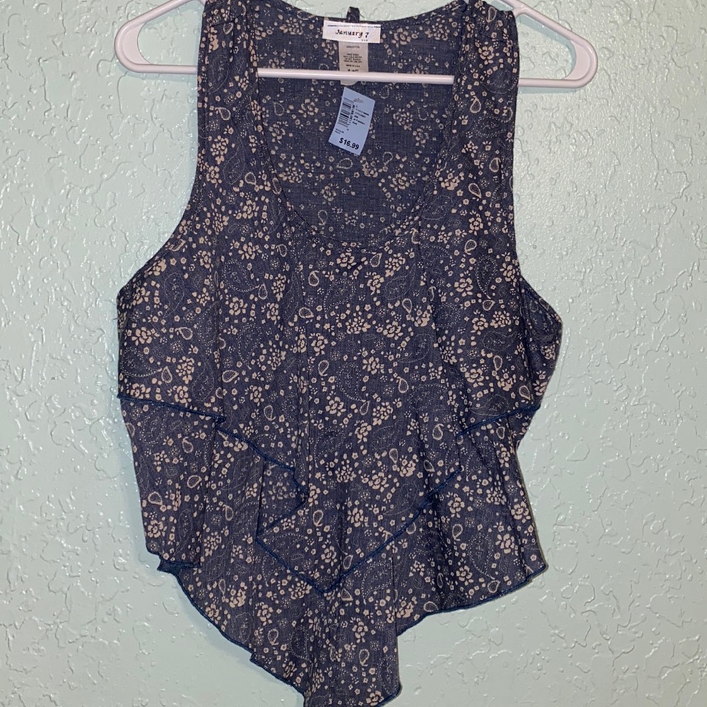 NWT Large bandana crop top $9